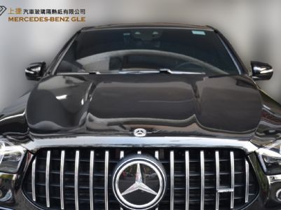 BENZ GLE 前擋風玻璃刮傷修復