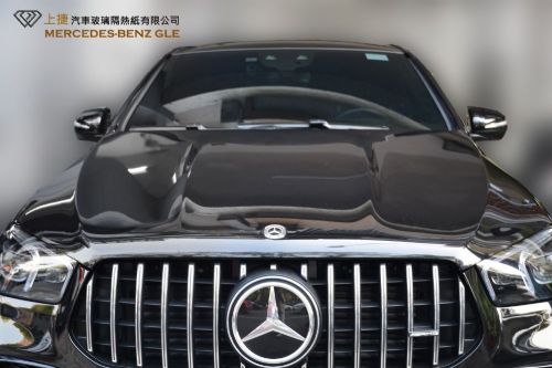 BENZ GLE 前擋風玻璃刮傷修復