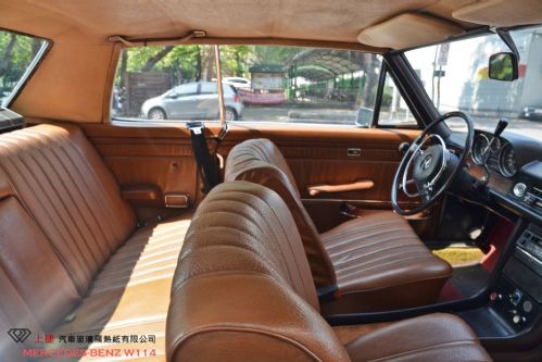 BENZ W114 前後擋風玻璃拋光研磨