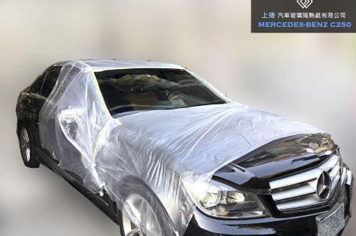 BENZ C250 W204 前擋玻璃刮傷修復